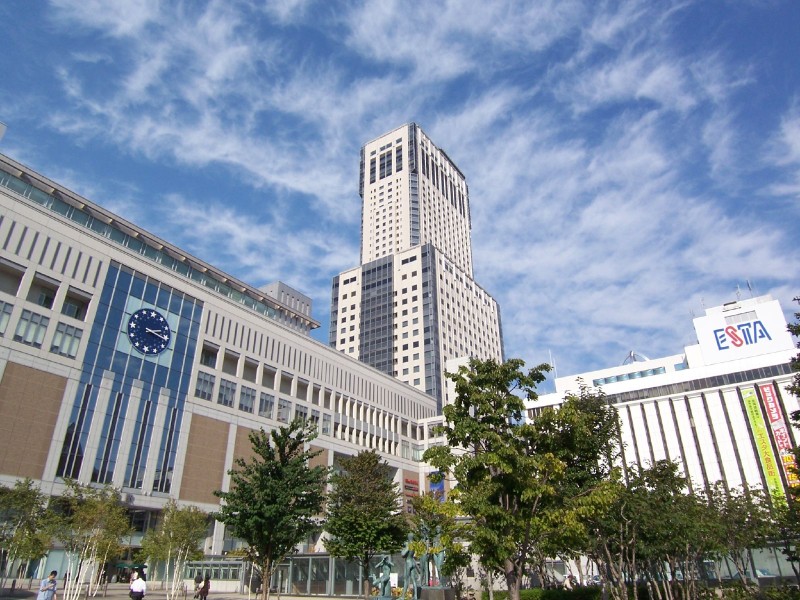 Sapporo_Sellar_Place_and_JR_Tower_by_takako_tominaga_in_JR_Tower_Square