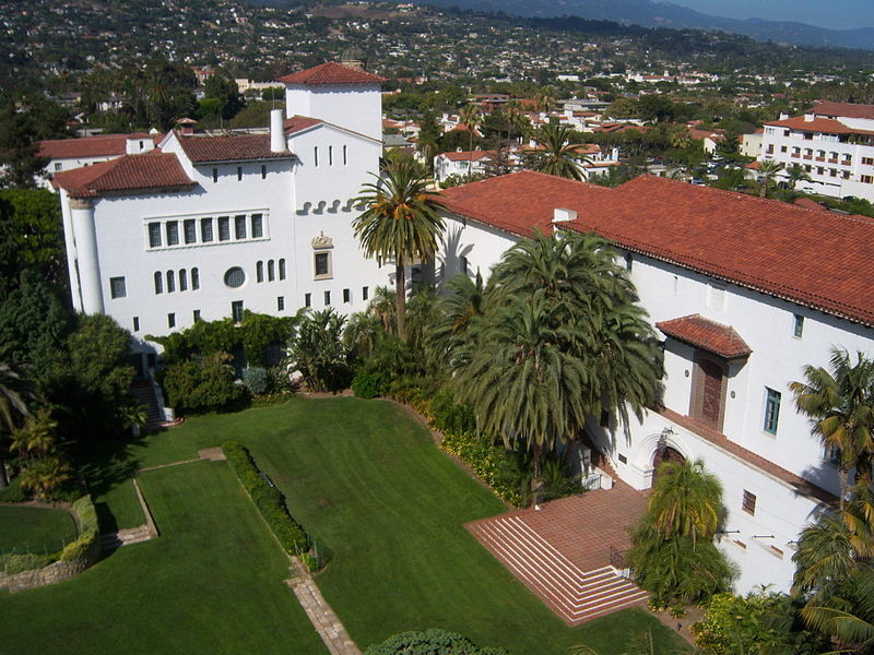 Santa Barbara view from courthouse